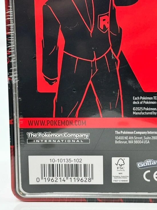 Pokémon TCG Team Rocket’s Nidoking ex Tin Destined Rivals Sealed New Collectible - Picture 7 of 10